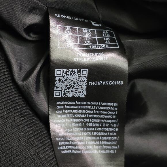 Guess Windbreaker Jacket Men’s XXL Black & White Lightweight 118AN817 - Picture 4 of 8